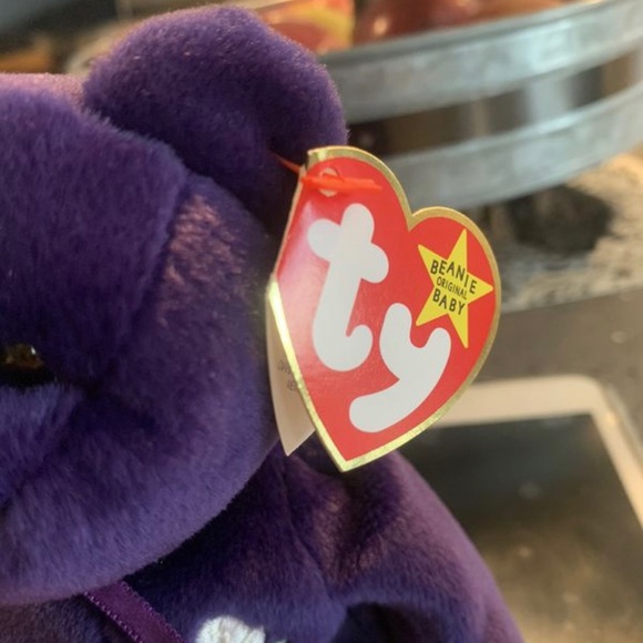Princes Diana Bear Beanie Baby( 1st generation) - Picture 5 of 6